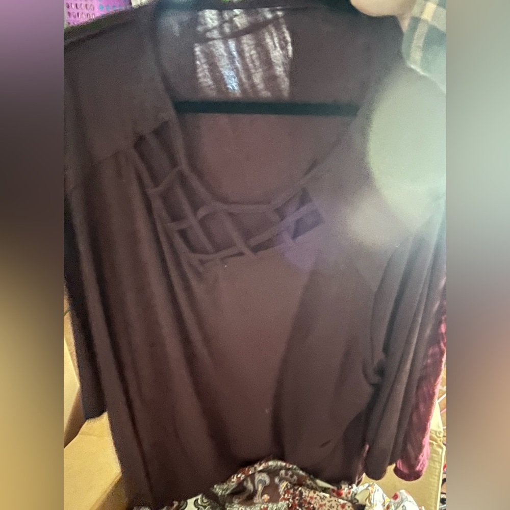 Purple blouse